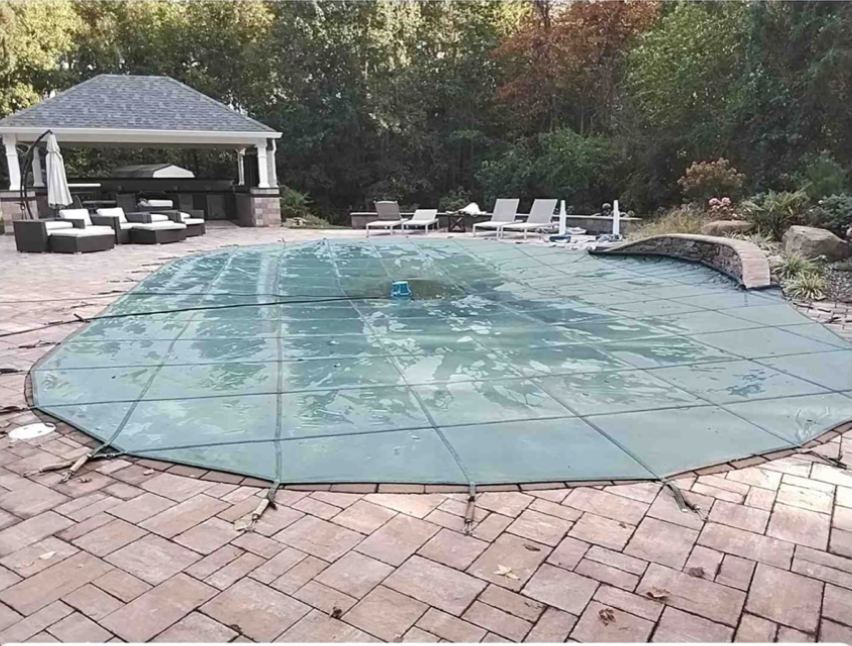 Winterized pool equipment